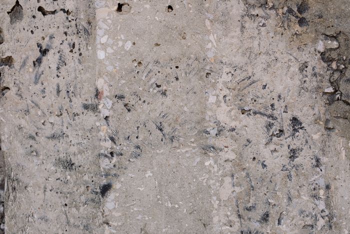 Close-up of a weathered concrete surface.